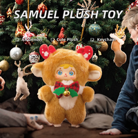 Coffret de Noël Hiver en Peluche : Figurine Kawaii Chibi, Poupée en Peluche à Collectionner, Jouet en Peluche Déguisé, Cadeau de Fêtes, Jouet de Collection