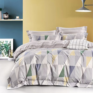 Parure de Couette 100% Coton AB Imprimée avec Drap de Lit et Taie d'Oreiller, Impression Design Personnalisé - Product Image 4