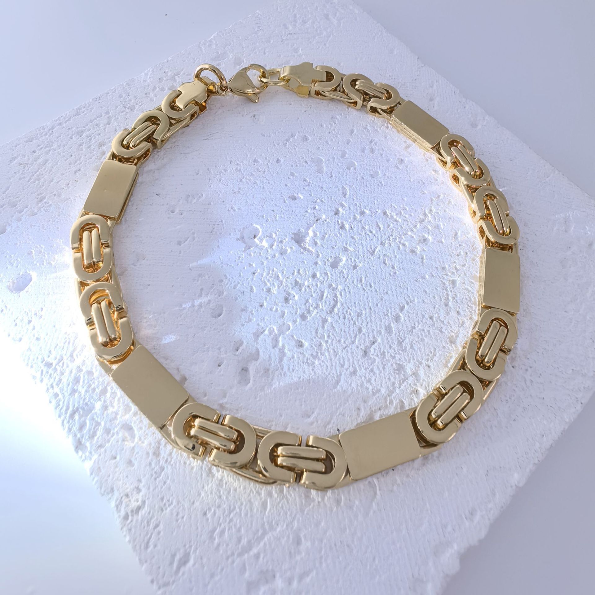 Pulsera de oro de 6 x 22 cm