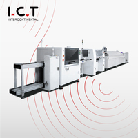 Ligne de production SMT entièrement automatique I.C.T Sales, machine d'assemblage de circuits imprimés de haut niveau, excellent service, ligne de production SMT pour drones, fournisseur chinois
