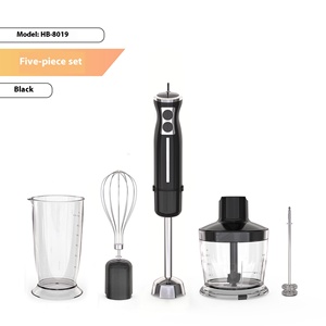 Mới Nhà Bếp Bé Đa Chức Năng 12-Tốc Độ Thép Không Gỉ Nhỏ Điện Bộ Vi Xử Lý Thực Phẩm Cầm Tay Máy Ép Trái Cây Máy Xay Sinh Tố Stick Di Động - Product Image 5