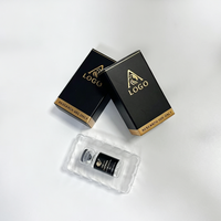 Conception de personnalisation professionnelle, emballage écologique haut de gamme avec estampage à chaud UV, spécifications pour boîte de 1 flacon pour petit flacon de 3 ml