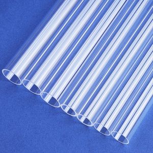 Tubo de vidrio de cuarzo de sílice fundido con cilindro resistente a altas temperaturas hueco transparente de alta pureza personalizado - Product Image 5
