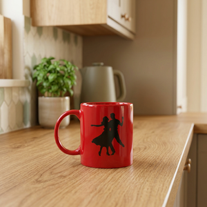 Golden print ceramic mug multicolor - Product Image 3