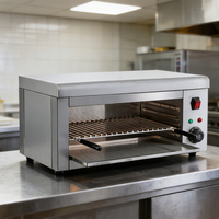 Grill électrique infrarouge haute température 2000W/4000W, gril à steak commercial pour restaurant, cuisine, acier inoxydable