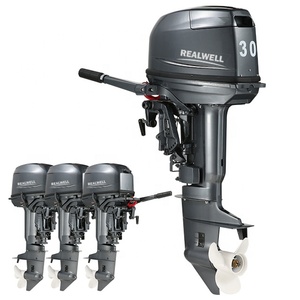 Moteur hors-bord essence 30 CV à 2 temps refroidi par eau, démarrage manuel, état neuf - Offre Spéciale - Product Image 5