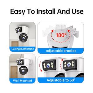 Камера видеонаблюдения Nighthawk Vision 6MP HD с двумя объективами для помещений, полноцветное ночное видение, Wi-Fi, O-kam Pro, поддержка карт памяти, <span class=keywords><strong>NVR</strong></span>, облачное хранилище данных - Product Image 5