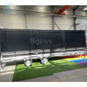 Parque de Trampolines Comercial al Aire Libre 6 en 1 con Remolque para Niños, en Oferta - Product Image 2