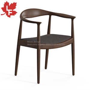 Chaise Ronde Kennedy Design Économique, Siège en PU de Haute Qualité, Chaise de Salle à Manger Rembourrée Moderne, Meuble de <span class=keywords><strong>Cave</strong></span> à <span class=keywords><strong>Vin</strong></span> en Bois Massif pour la Maison - Product Image 3