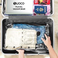 Amz Hot Lot de 18 sacs de compression sous vide de voyage avec pompe électrique rechargeable, cubes de rangement hermétiques pour bagages, économiseur d'espace