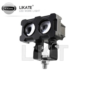 Nuovo led faretto moto gufo 2 occhi faro impermeabile doppio colore faretto elettrico moto - Product Image 3