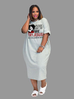 Robe d'été décontractée élégante à manches courtes pour les femmes, disponible en grande taille 4xl et 3xl, collection de 2022