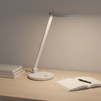 Lampe de table électrique LED à température de couleur réglable, simple, flexible, rotative, à intensité variable, portable, pour l'étude, la chambre à coucher, les bureaux