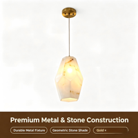 Luminaire suspendu cylindrique élégant en résine 110-220V, avec plaque de plafond en fer doré durable, pour la décoration intérieure