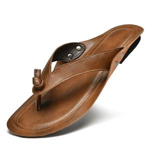 Sandalias Zoris para Hombre, Chanclas, Pantuflas, Zapatos de Playa, Senderismo, Deportivos, de Cuero, Planos, Transpirables, Hechos a Mano - Product Image 5
