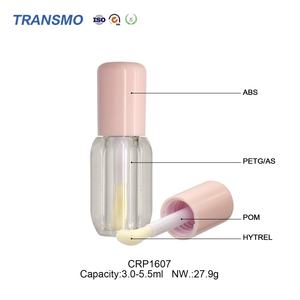 Tubos de Brillo Labial Personalizados con Tapa de Rosca y Brocha Grande, Envase Vacío de 3.0-5.5ml, Tubo Redondo para Lápiz Labial Líquido y Rubor para Cosméticos - Product Image 3