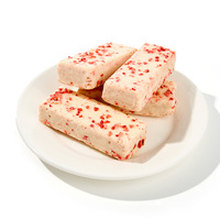 Barra de Wafers de Yogur con Fresa, Snack de Cereal Crujiente con Sabor a Leche, Comida Favorita de los Niños, Venta al Por Mayor del Fabricante