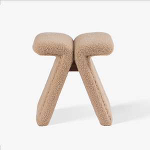 Pouf en tissu moderne, meuble de maison, repose-pieds rond rembourré et doux, siège au sol pour salon, chambre, entrée, hôtel - Product Image 3