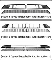 Protection contre les insectes pour Tesla Model 3 Y, filet de protection pour le capot avant, protection de l'entrée d'air, type séparé, accessoires extérieurs pour voiture