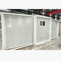 20ft/40ft uitbreidbare moderne containerwoning, prefab modulaire woning met 2 slaapkamers, keuken, badkamer, thuiskantoor, geschikt voor hotelgebruik, klaar voor verzending