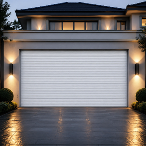 <span class=keywords><strong>Porte</strong></span> <span class=keywords><strong>de</strong></span> <span class=keywords><strong>garage</strong></span> sectionnelle moderne enroulable, finition en alliage <span class=keywords><strong>d</strong></span>'aluminium imperméable, automatique, électrique, pour villa, entrepôt, sous-sol, usage extérieur - Product Image 3