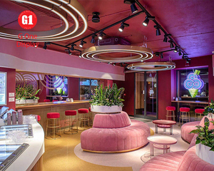 Mobiliario Personalizado de Alta Gama para Tiendas de Postres |   Muebles para Exhibición de Chocolate y Decoración Interior para Heladerías - Product Image 1