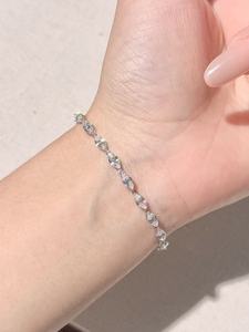 เครื่องประดับ UM เงินแท้ 925 ชุบทอง สร้อยข้อมือแบบโซ่ลายเรขาคณิต สำหรับทุกเพศ ขายส่ง บริการหล่อแบบสั่งทำ - Product Image 2