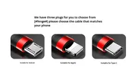 Kabel Data Pengisian Cepat Micro USB a ke Type-C 1M-8M dengan Konduktor Tembaga Murni dan Selubung Nilon untuk Ponsel