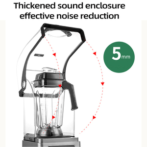 2000W công suất cao L SMOOTHIE MAKER Máy xay sinh tố Máy trộn điện máy ép trái cây xử lý thực phẩm cho đá nghiền Milkshake 2.5L khách sạn Nguồn cung cấp - Product Image 6
