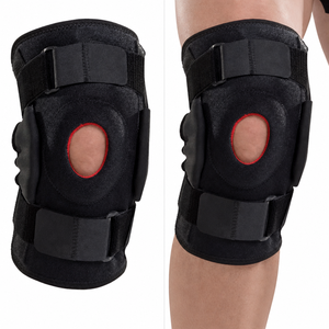 Ginocchiera con supporto per ginocchiera aperta per pallavolo a molla in neoprene con logo personalizzato - Product Image 1