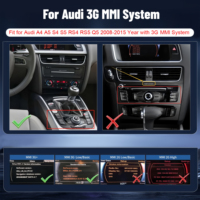 Mise à Niveau Sans Fil Apple CarPlay Android Auto pour Écran d'Origine des Systèmes MIB 2 et MMI 3G A4 A4L A5 Q5L