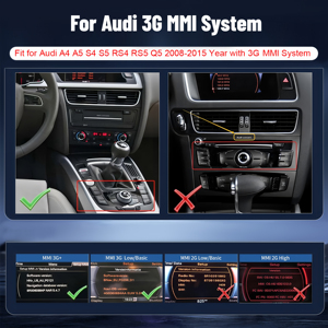Nâng cấp màn hình gốc không dây Apple CarPlay Android Auto cho hệ thống MIB 2 & 3G MMI A4 A4L A5 Q5L - Product Image 2