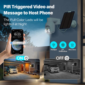 Version européenne Kit de caméra sans fil 4G étanche pour l'extérieur à bas prix Batterie solaire à faible consommation Données <span class=keywords><strong>cloud</strong></span> sans prise transfrontalière - Product Image 3