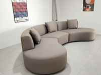 Meistverkauftes Langlebiges Modernes Rundes Modulares Ecksofa Gepolsterte Lounge-Sitzkissen für Wohnzimmer Hotel Apartment Nutzung