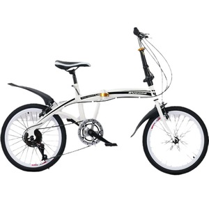 Bicicleta Plegable de 20 Pulgadas con Cuadro de Aleación de Aluminio, Horquilla Rígida, Configuración Mini, Engranajes Plegables - Product Image 2