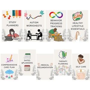 Carpeta de Cuidado para Autismo, 120 Páginas, <span class=keywords><strong>Libro</strong></span> de Plan de Cuidado para Autismo, <span class=keywords><strong>Regalo</strong></span> para Pacientes Autistas - Product Image 5