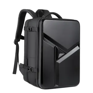 Borsa per Laptop con guscio duro di moda zaino impermeabile in ABS di alta qualità grande capacità Business Bag zaino con porta Usb intelligente