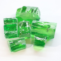 Zircon cubique de couleur verte émeraude, grade 5A, matériau brut, cz
