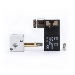 Vanne solénoïde pneumatique 3V1-06 à 2 positions et 3 voies, AC220V DC24V, commande normalement fermée pour gaz, huile, média de base, OEM - Product Image 1