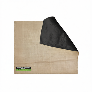 Suelo de Yute Compuesto de 4 pies x 15 pies, Duradero, Transpirable, Diseño Rústico para el Hogar, Instalación Flotante - Product Image 1