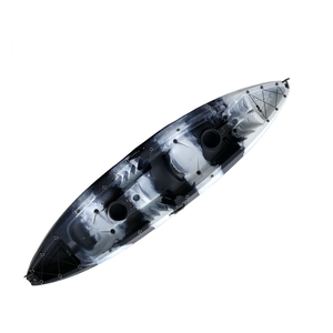 Kayak de Pesca Sit-<span class=keywords><strong>On</strong></span>-Top de 2+1 Plazas para 1-3 Personas, Ligero y Resistente al Agua, para Pesca y Turismo - Product Image 2