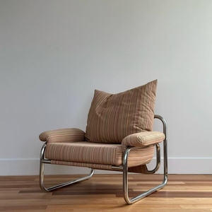 Fauteuil Lounge Designer John <span class=keywords><strong>Bertil</strong></span> Hagstrom Style Rétro Classique Petit Fauteuil de Loisirs Hôtel Appartement Villas Salon Canapé - Product Image 1