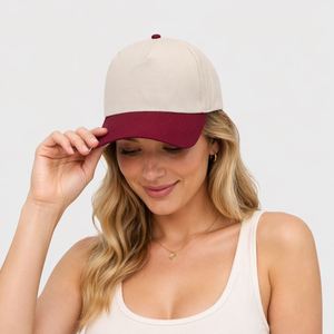 Casquettes de baseball en jean à 5 panneaux avec logo personnalisé OEM ODM, vente en gros, 100% coton, hip-hop, décontractées, pour l'extérieur, voyage, mode, sport, fête, plage - Product Image 1