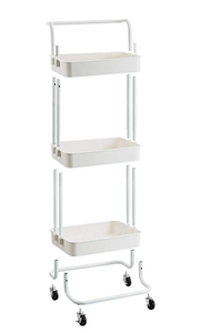 Factory Direct Sales Roll Kitchen Rolling <b>Trolley</b> Car <b>Serving</b> <b>Trolley</b> Kitchen Shelf Rolling Utility Cart - Product Image 5