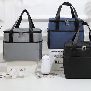 Bolsa de conservación portátil del fabricante Oxford Hand Bill Shoulder Bento Lunch Box Bag Bolsa de picnic al aire libre - Product Image 2