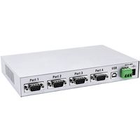 Convertidor USB a RS232 de Alta Calidad, 4 Puertos USB2.0, Protección ESD de 15KV, Compatibilidad Universal, Conector COM DB9 de 9 Pines, UT-860