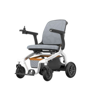 Silla de Ruedas Eléctrica Plegable de Aleación de Aluminio, Ligera y Resistente, con Freno Automático, Ergonómica e Inteligente, con Espacio de Almacenamiento - Product Image 4