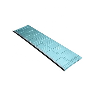 Tôle de toiture magnétique revêtue de <span class=keywords><strong>pierre</strong></span>, tuile emboîtable gris foncé, vente en gros très demandée pour usage agricole, entrepôt, atelier - Product Image 4