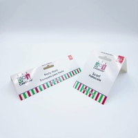 Carte d'en-tête en carton certifiée FSC avec trou Euro pour articles de fête, qualité supérieure, personnalisable, directement de l'usine