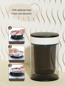 פח אשפה נירוסטה חכם 3l 6l 12l 12l אוטומטי חיישן מגע פדלים - Product Image 4